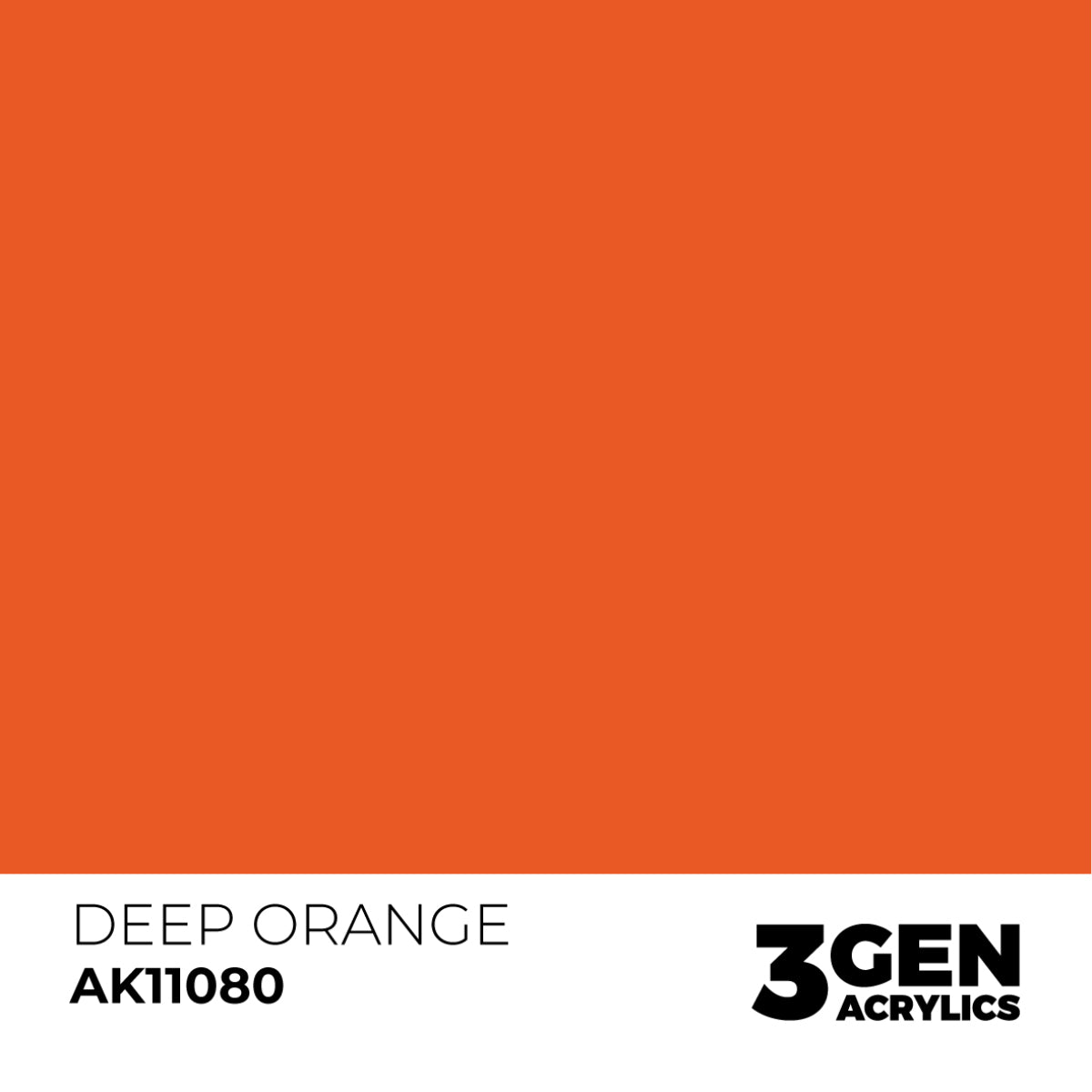 AK Interactive 3Gen Acrylics - Deep Orange Intense 17ml
