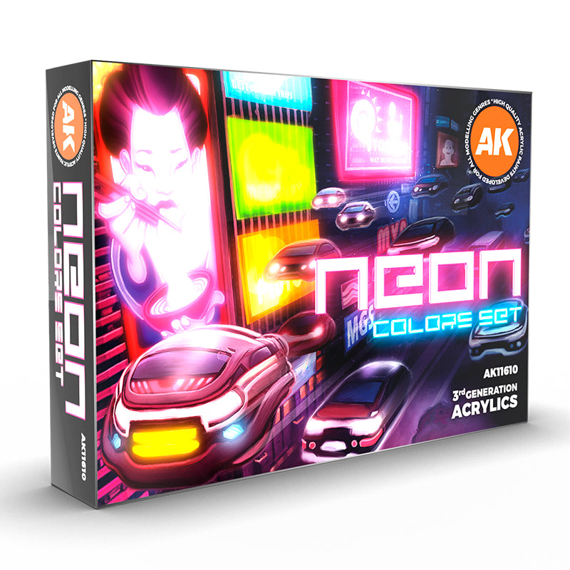 AK Interactive 3Gen Set - Neon Colors