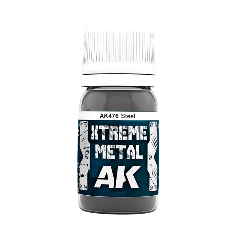 AK Interactive - XTREME METAL Steel 30ml