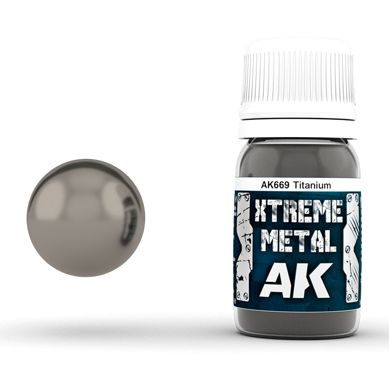 AK Interactive - XTREME METAL Titanium 30ml