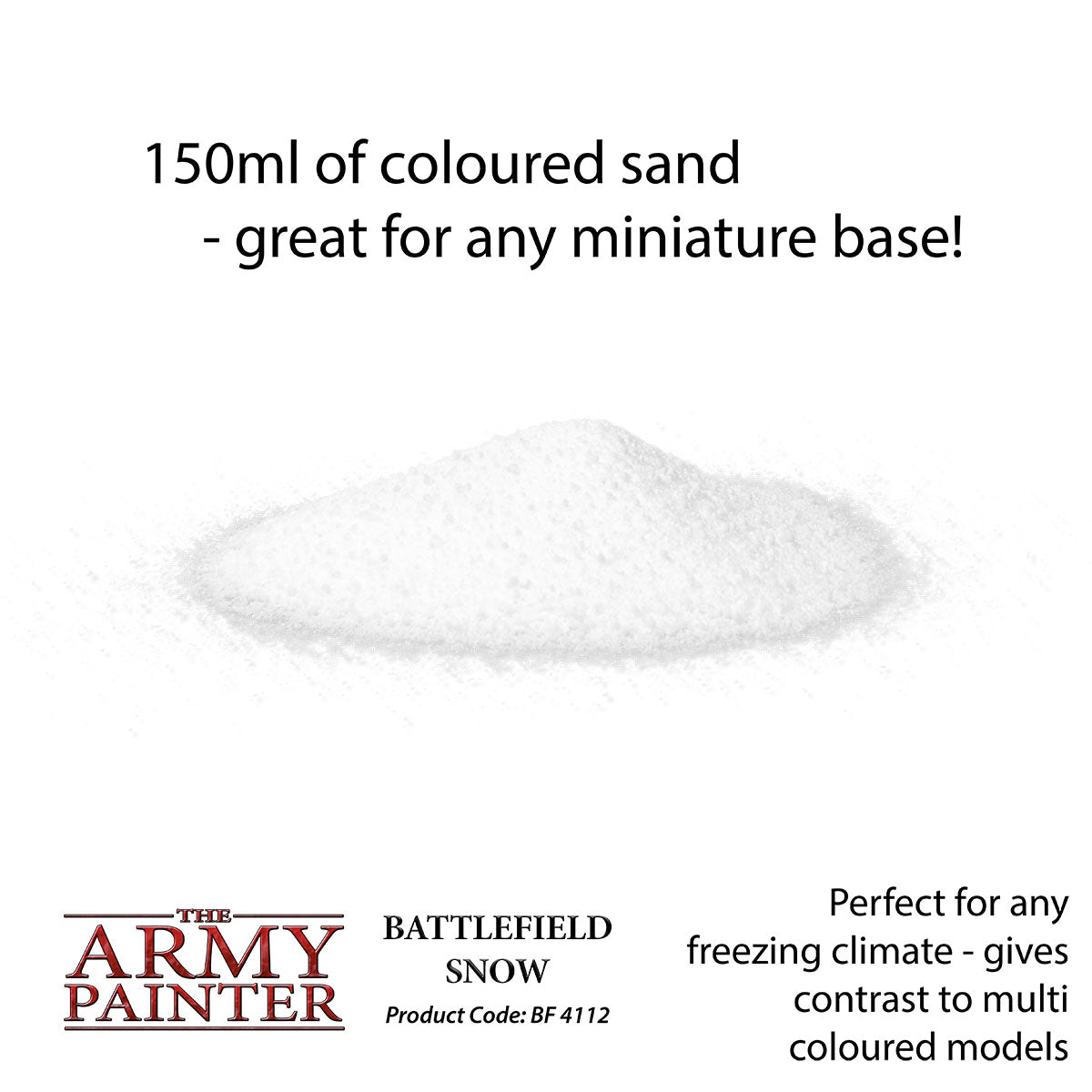 Army Painter - Battlefield Basing: Snow