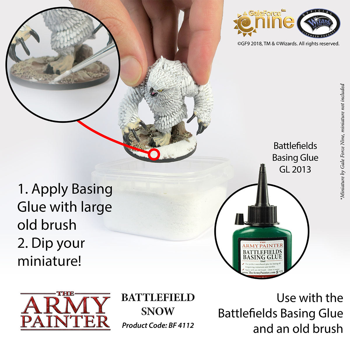 Army Painter - Battlefield Basing: Snow