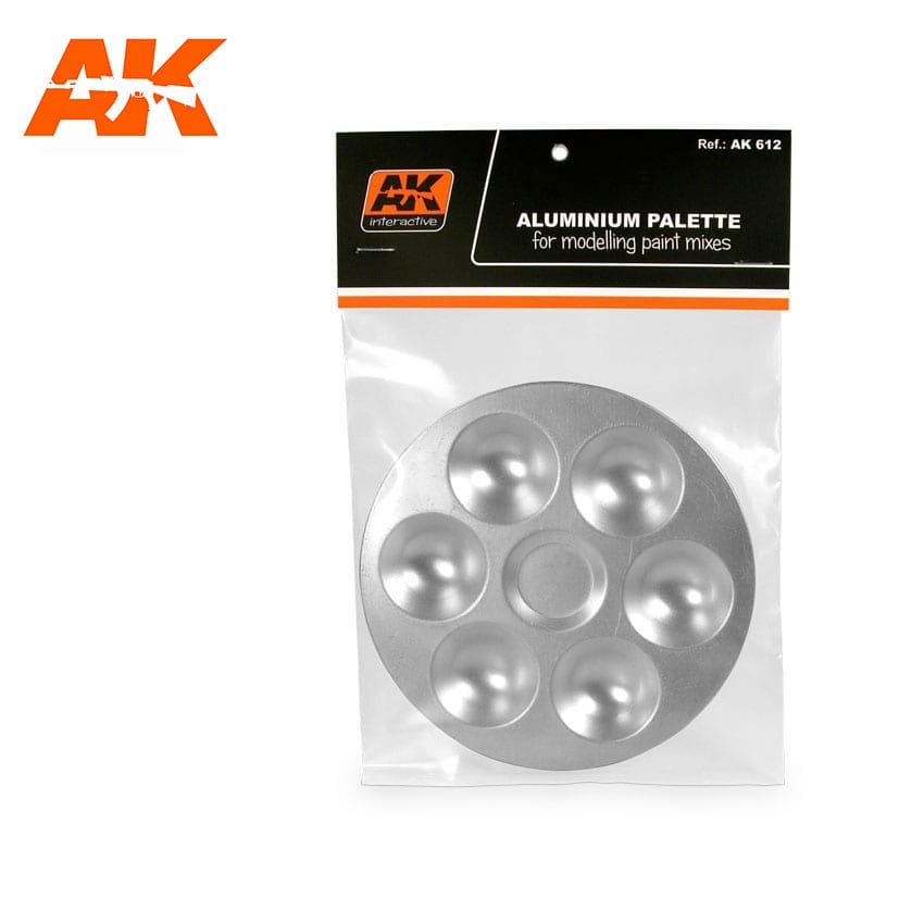 AK Interactive - Aluminium Pallete 6 Wells