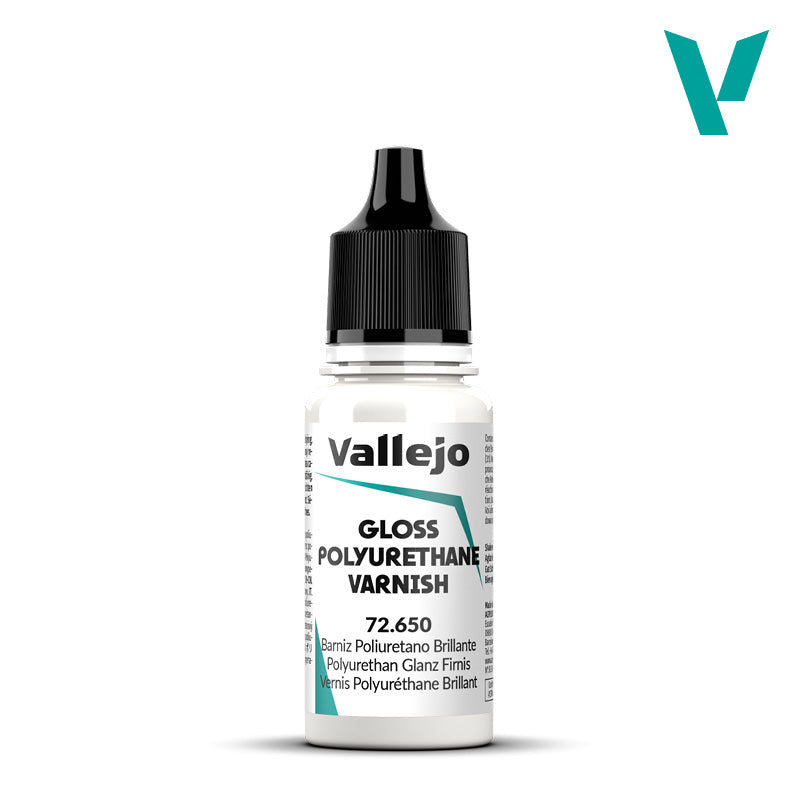 Vallejo Auxiliary - Gloss Polyurethane Varnish 18ml