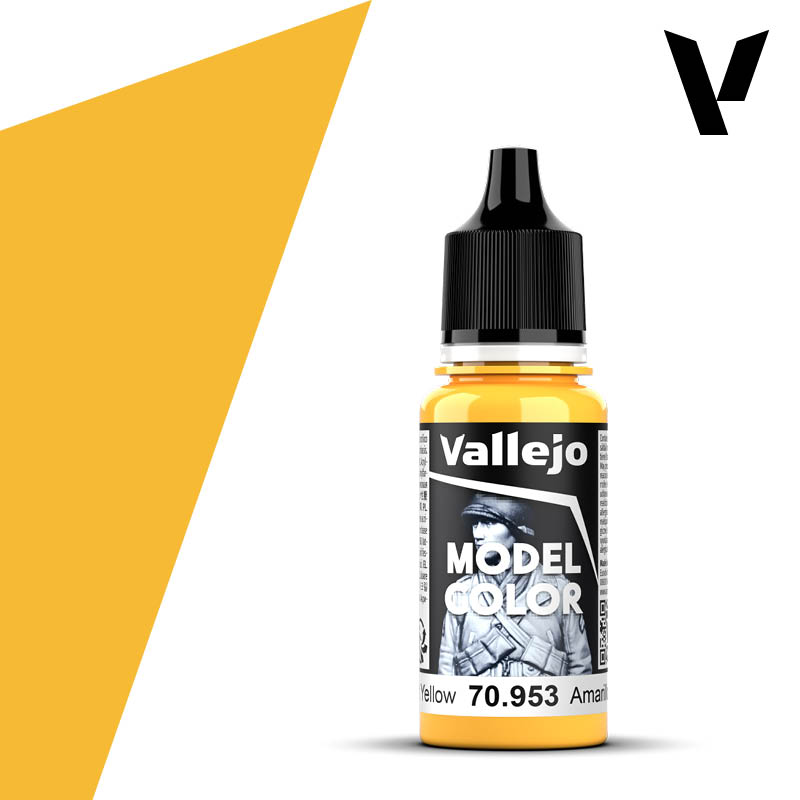 Vallejo Model Colour - Flat Yellow 18ml