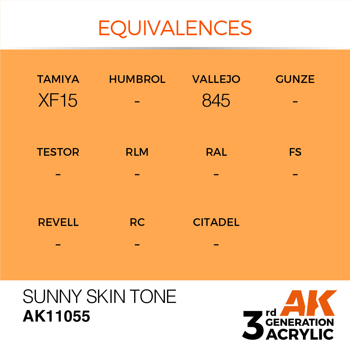 AK Interactive 3Gen Acrylics - Sunny Skin Tone 17ml