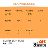 AK Interactive 3Gen Acrylics - Sunny Skin Tone 17ml