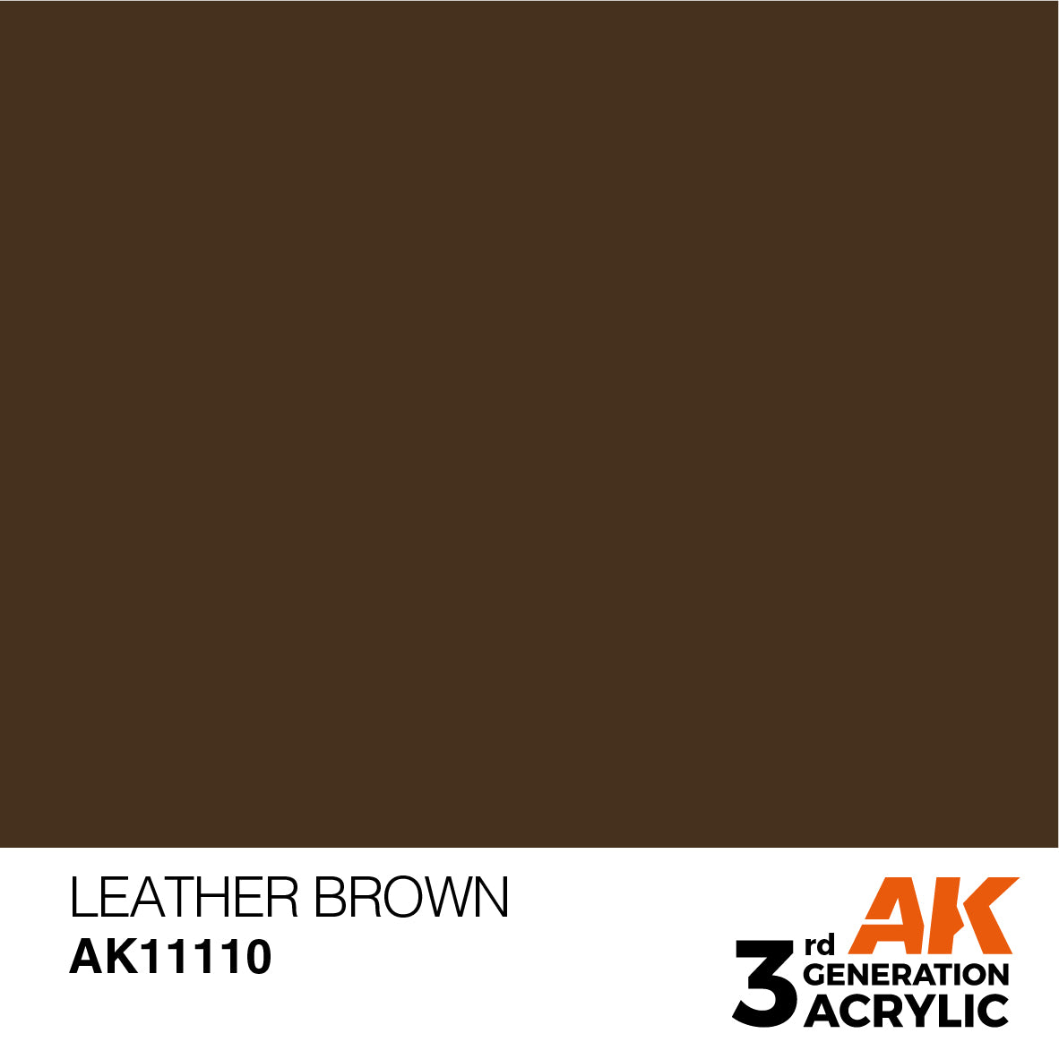 AK Interactive 3Gen Acrylics - Leather Brown 17ml