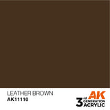AK Interactive 3Gen Acrylics - Leather Brown 17ml