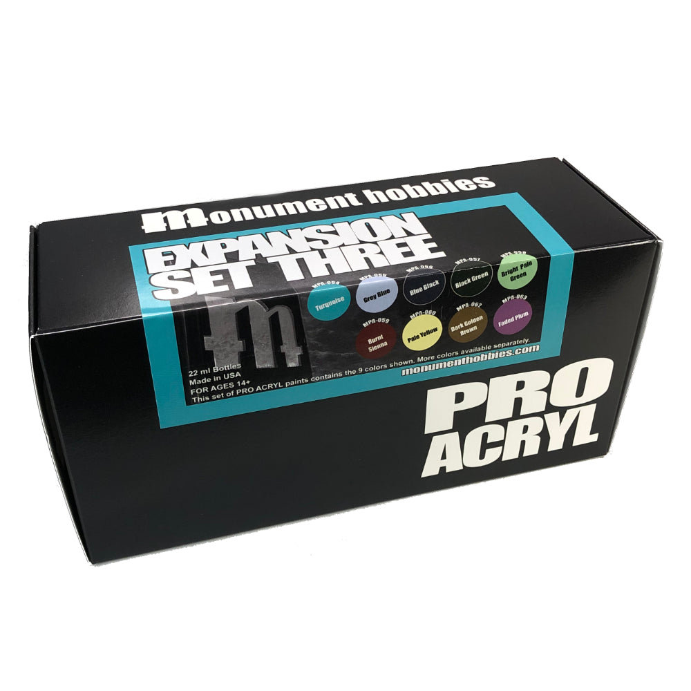 Monument Pro Acryl - Expansion Set Three - 9 Colours