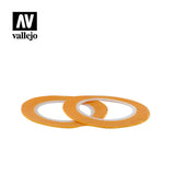 Vallejo Masking Tape Twin Pack - 1mm, 2mm, 3mm or 6mm