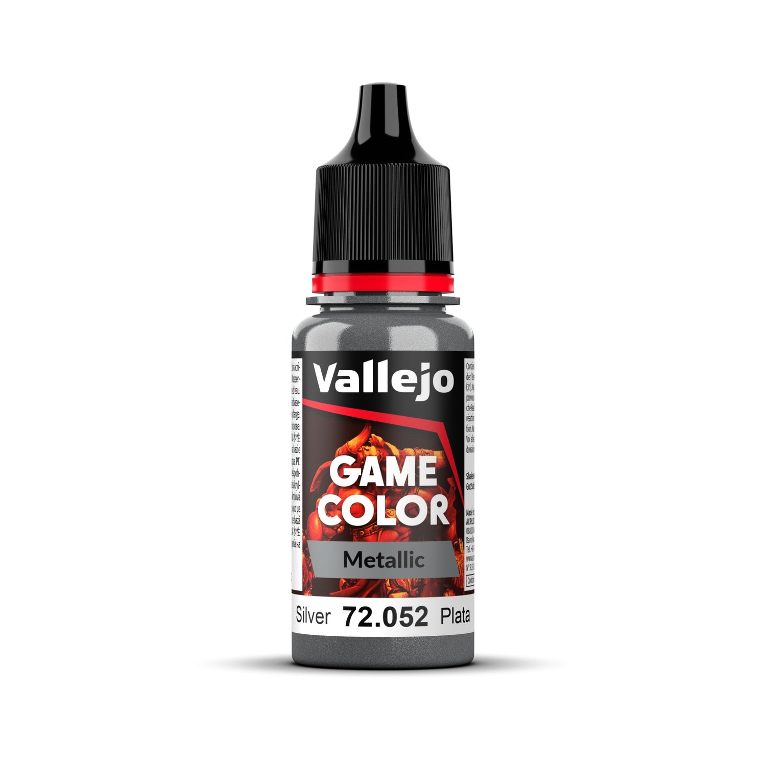 Vallejo Game Colour - Metallic - Silver 18ml